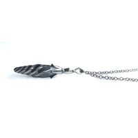 Image 3 of Morning Glory necklace in sterling silver or gold