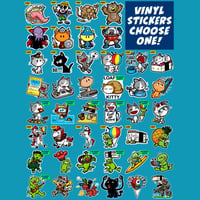 Vinyl Stickers (Choose 1)