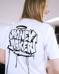 Image 5 of WHITE CROPPED T-SHIRT