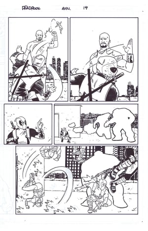 Image of DEADPOOL ANNUAL 2013 PAGES 18-19