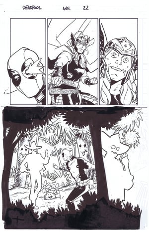 Image of DEADPOOL ANNUAL 2013 PAGES 22-23