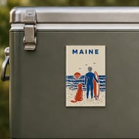 Image 3 of Maine Coast Magnet - Acrylic Magnet