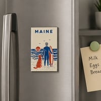 Image 2 of Maine Coast Magnet - Acrylic Magnet