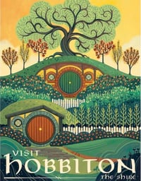 Lienzo Tolkien Hobbiton