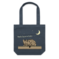 PRE-ORDER: Poets Square Cats Lola Tote