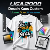LIGA2000 Desain Kaos Custom