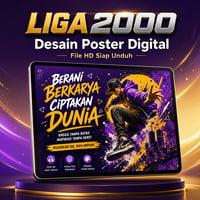 LIGA2000 Desain Poster Digital