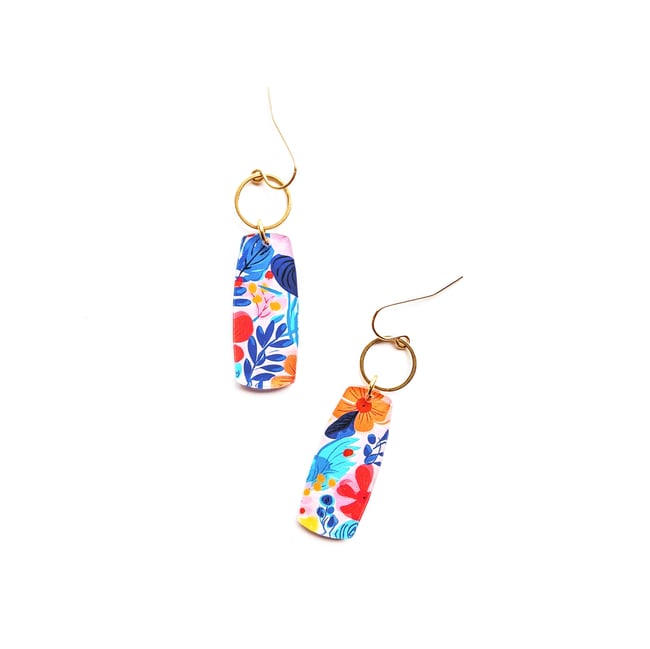 Meagan Summer Floral Earrings 