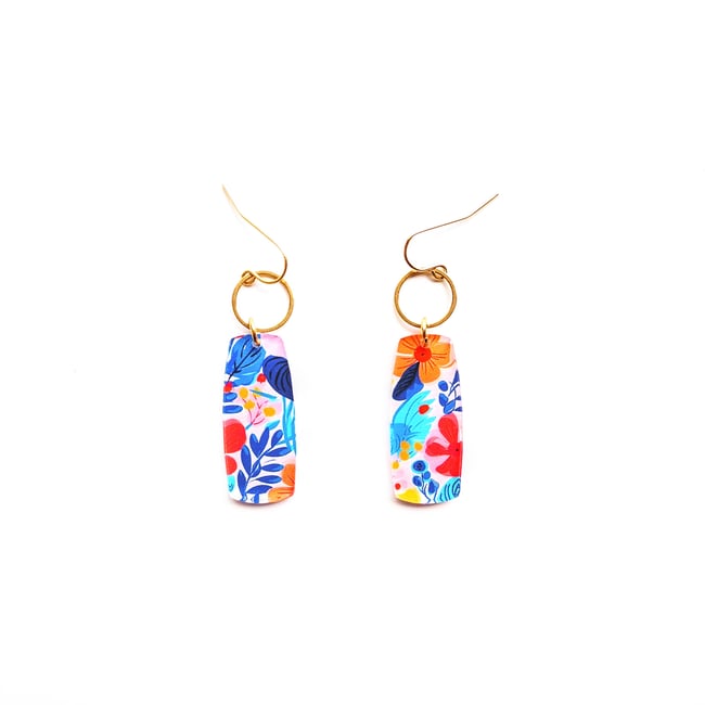 Meagan Summer Floral Earrings 