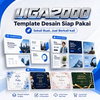 LIGA2000 Template Desain Siap Pakai