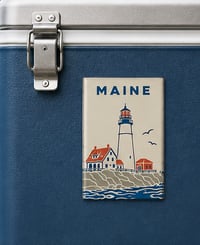 Image 1 of Portland Head Light Magnet - Acrylic Magnet