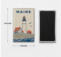 Image 3 of Portland Head Light Magnet - Acrylic Magnet
