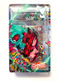 Image 1 of 1/3 ULTRA RARE "ACID" Chase Trading Card + Acrylic Bloc Case
