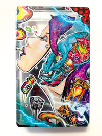 Image 3 of 1/3 ULTRA RARE "ACID" Chase Trading Card + Acrylic Bloc Case