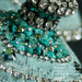 Image of Swarovski Crystal and Turquoise Candle Holder
