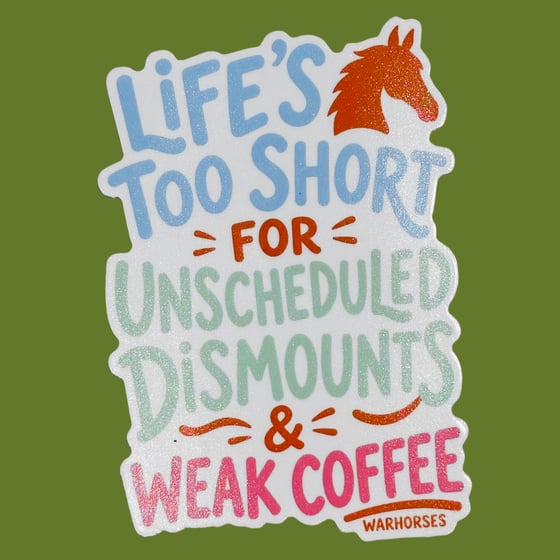 Image of Dismounts & Coffee Sticker