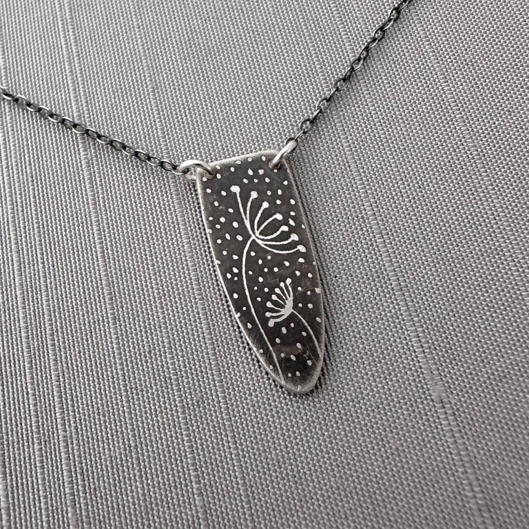 Sterling Silver Sheltering Blossoms Necklace