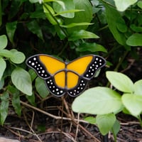 Image 2 of Monarch Butterfly Stake (Blue/Orange)