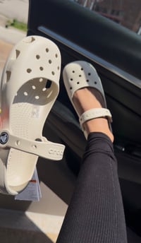 Off white slip ons 