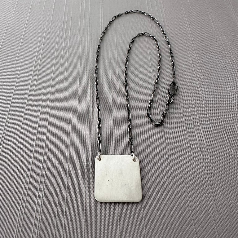 Sterling Silver Purdue Lion Fountain Necklace Image 4