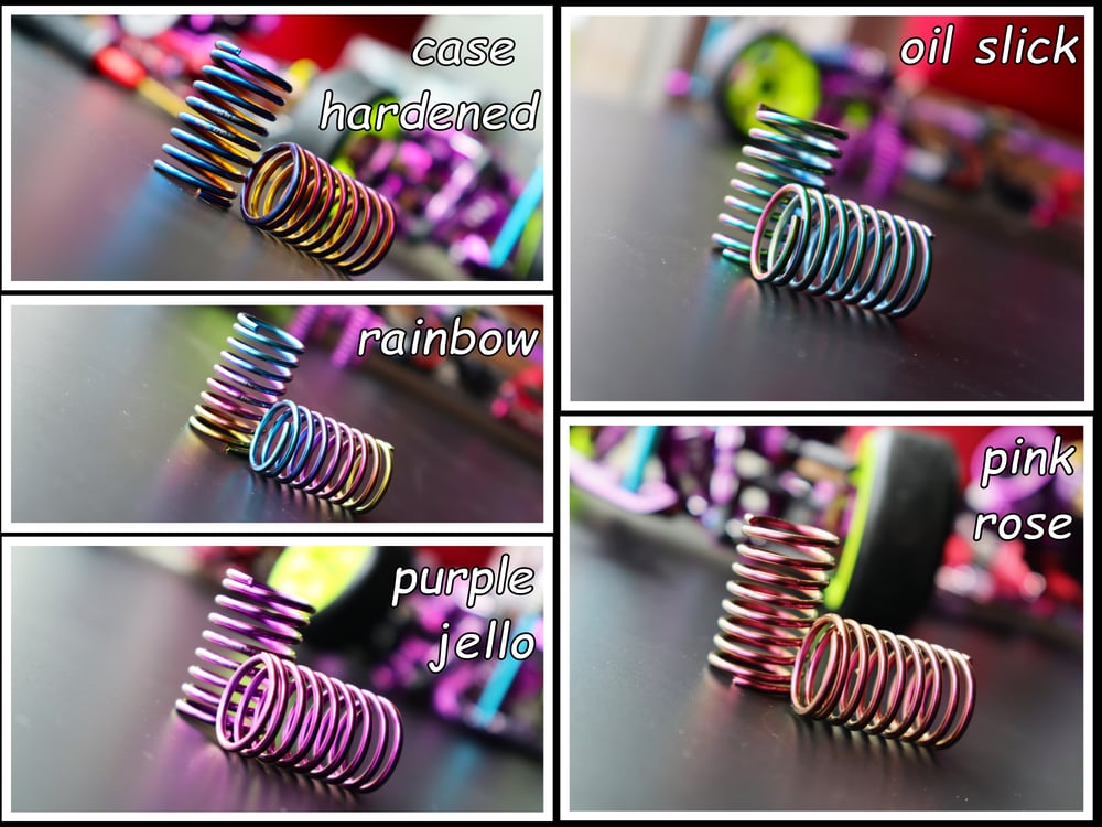 Image of boing. v1 Titanium RC Drift Springs (27mm)
