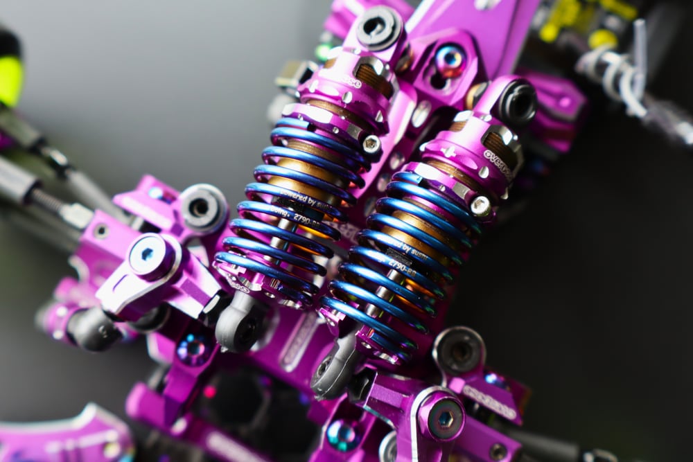 Image of boing. v1 Titanium RC Drift Springs (27mm)