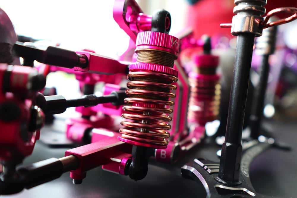 Image of boing. v1 Titanium RC Drift Springs (27mm)