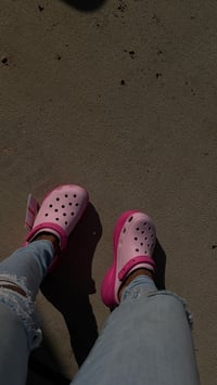 Pink on pink platforms