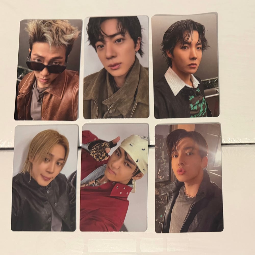 Image of BTS Weverse Shop Lucky Draw Photocard’s