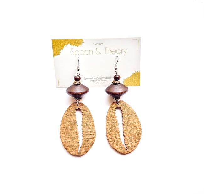 Eunice Cowrie Shell Earrings 
