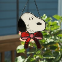 Beagle with a Bow