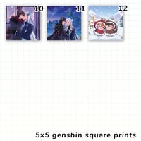 Image 2 of Genshin Impact 5x5 Prints