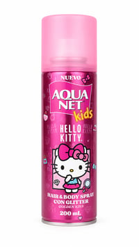 Aqua net KIDS Hello Kitty Brillo para pelo y cuerpo 