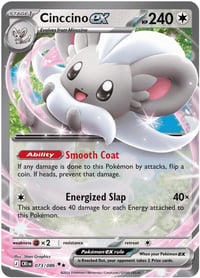 Cinccino ex - 073/086 - ME04: Chaos Rising - Near Mint