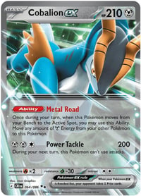 Cobalion ex - 064/086 - ME04: Chaos Rising - Near Mint