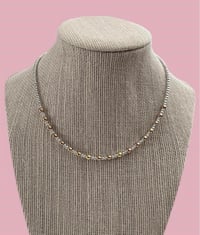 Image 1 of Dainty Mixed Metals Necklace 