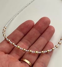 Image 2 of Dainty Mixed Metals Necklace 