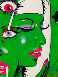Image 5 of Omen of a Psychic Nun Original Painting