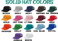 Image 4 of Custom Print TRUCKER Hats // Unbeatable Quality and Price // Phrases // Photos // Logos