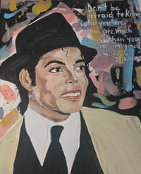 Michael Jackson Acrylic Art-Fan Art