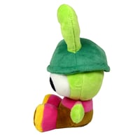 Image 3 of Beetle Boy Sitting QT Plushie (GREEN)