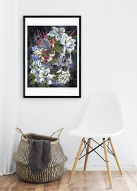 Image 1 of Fantails Song Art Print