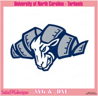 Image 3 of UNC North Carolina Tarheels Set2 College Design SVG Files, Cricut, Studio, Digital Cut Files