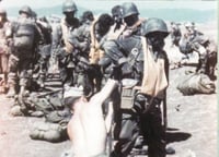 Image 22 of WWII M2 Dbale US Airborne 551st PIB. Front Seam Helmet & SC Paratrooper liner.
