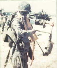Image 23 of WWII M2 Dbale US Airborne 551st PIB. Front Seam Helmet & SC Paratrooper liner.
