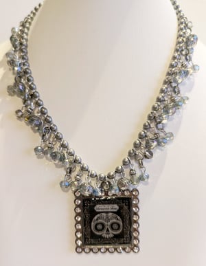 Image of Dungeon Collection ~ Memento Mori ~ Skelly Stormy Night Necklace Set