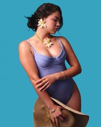 Image 1 of Plumeria Necklace 