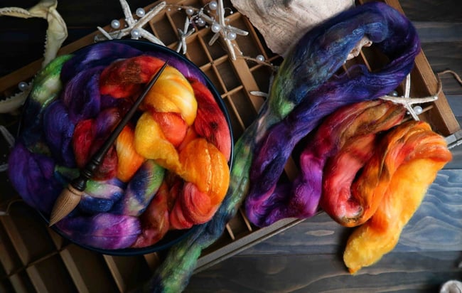 Blanket Octopus Combed Top - 80/20 Rambouillet and Silk