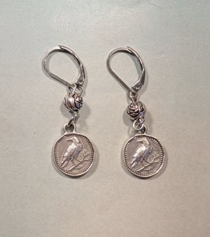 Image of I Heart Ravens ~ Oxidized Antique Silver "Crowsary" Necklace Set