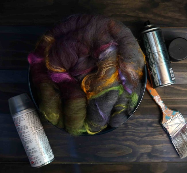 Blacksburg Owl Luxury Art Batt #6 - Targhee, Cashgora, and Silk